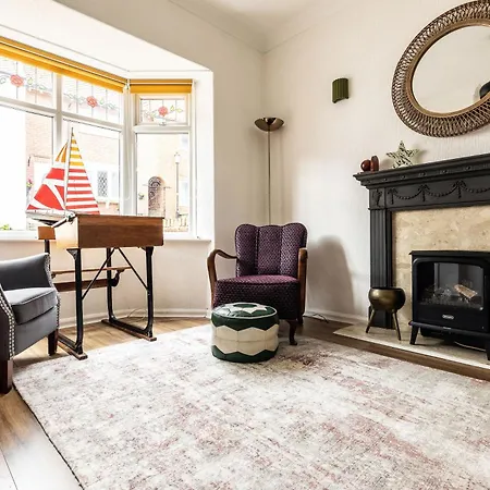 Feriehus Mid-century Seascape 3-bed Free Parking *