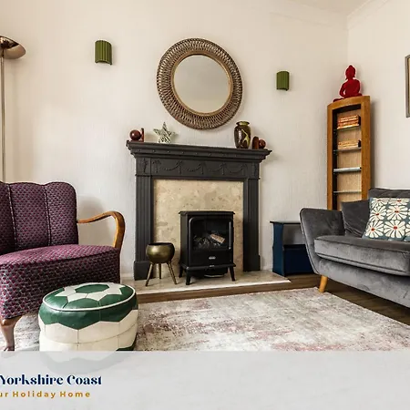 Semesterbostad Mid-century Seascape 3-bed Free Parking