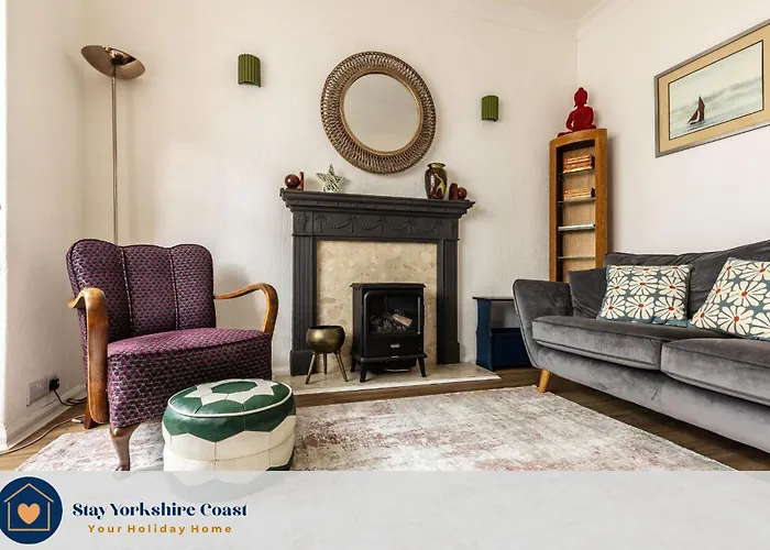 Semesterbostad Mid-century Seascape 3-bed Free Parking